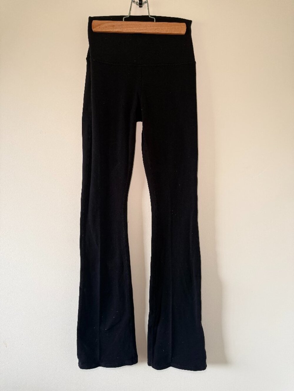 Alo Yoga Black High-Waist Bootcut Flare Leggings XS